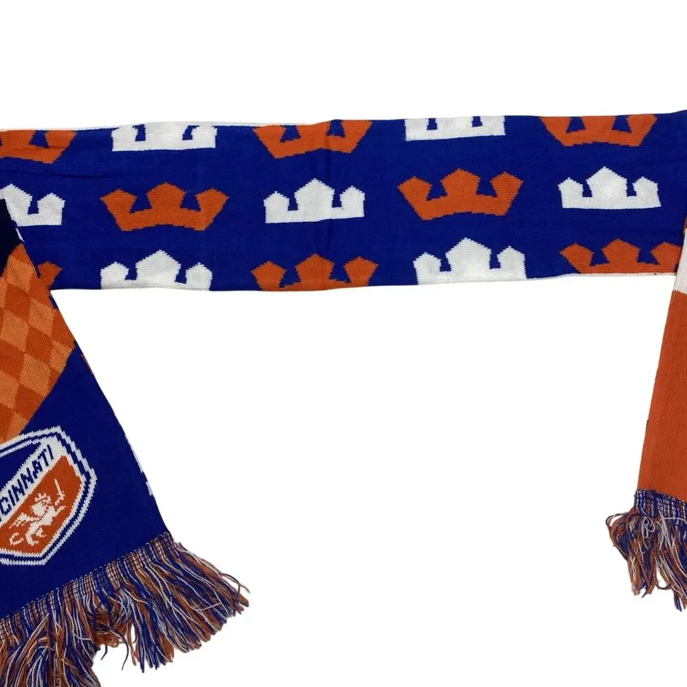 FC Cincinnati Forever Winter Knit Scarf Idegy30 MLS Soccer FCC Fan Gear